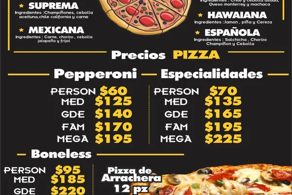 Menú página 1