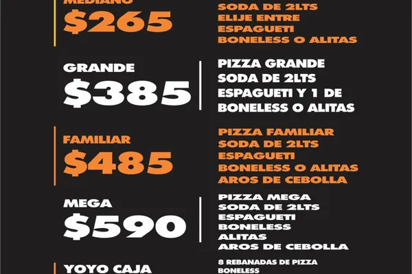 Menú página 4